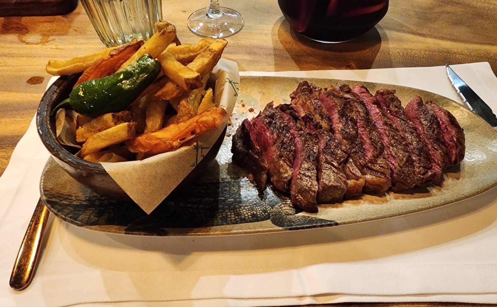 Entrecot a la brasa